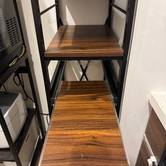 縦型キッチンラック　隙間　スリムの画像