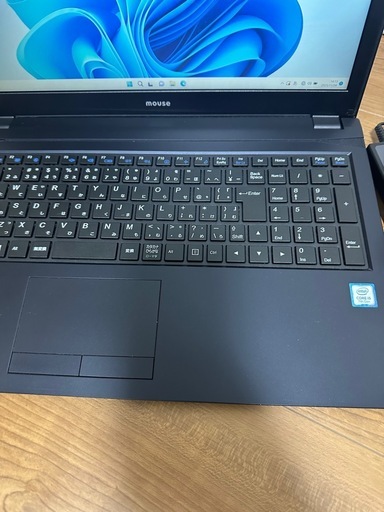 Mouse i5第7世代SSD240GB,メモリ8GB、15.6インチ