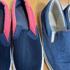 スリッポン 2足まとめ売り ZARA GU 26.0の画像