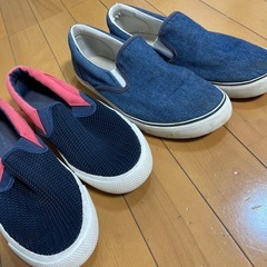 スリッポン 2足まとめ売り ZARA GU 26.0の画像