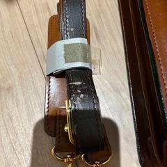 ブラウンレザー　ビジネスバッグの画像
