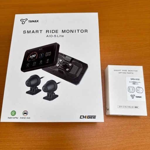新品未使用TANAX スマートライドモニターAIO-5Lite＋空気圧センサー