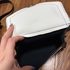 千鳥柄の鞄の画像