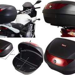 【🍀美品】NBS バイクパーツセンター(Bike Parts Center) リアボックス48L ブラック トップケースの画像