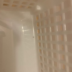 ハンドル付きカゴA（白）✖️7の画像