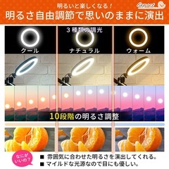 リングライト　大リング卓上タイプの画像