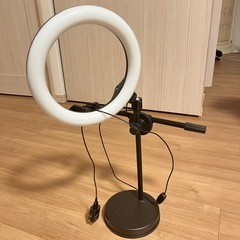 リングライト　大リング卓上タイプの画像