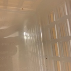 ハンドル付きカゴB（半透明）✖️6の画像