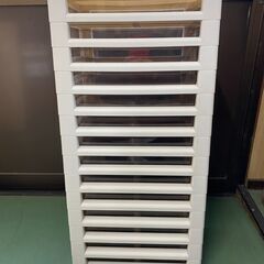 【尼崎市引取限定】Aplos(アプロス) レターケースB4 (浅型15段) アイボリー アプロス B4 15段 収納ケース 浅型 アイボリー の画像