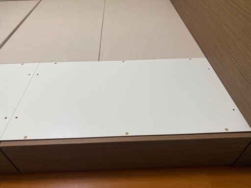 【クイーンサイズ】【コンセント・収納付き】ベッドフレーム