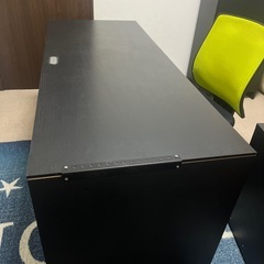 【お話中】高級　パソコンデスク&キャビネット&回転椅子　ビクターインテリア株式会社の画像