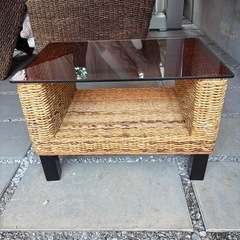 ウォーターヒヤシンス　ソファー　椅子　セットの画像