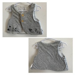 ムーミンベビー刺繍ベストの画像
