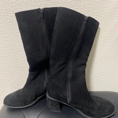 💛英字ロゴブ－ツ  内側ジッパーの画像