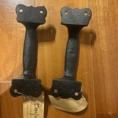 未使用タグ付き　ドアノブ2点の画像