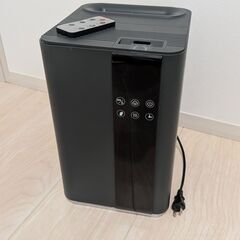 オシャレ加湿器（リモコン付き）ハイブリッド加湿&超音波加熱の画像