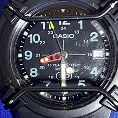 CASIO HDA-600 2719 10年バッテリー 防水 クオーツ カシオの画像