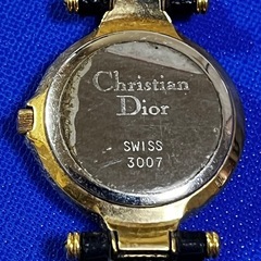 Christian Dior 腕時計 3007 ラウンドフェイス ホワイト文字盤 ゴールド クリスチャンディオールの画像