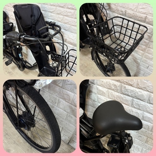 ✨美品✨BRIDGESTONE 電動アシスト自転車bikke ビッケモブdd 3人乗り対応 　内装3段変速✨室内保管✨完成車配送✨