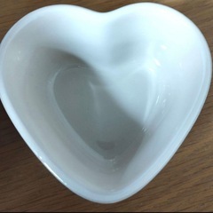 ル・クルーゼ　ハート型　ココット　食器３点セット の画像