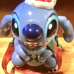 ディズニー　スティッチ　ポップコーンバケット　クリスマス　の画像