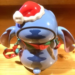 ディズニー　スティッチ　ポップコーンバケット　クリスマス　の画像