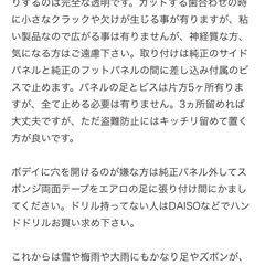 希少⭕️キャビーナ・ブロード50／90 レッグガード エアロ　プロテクター　左右セットの画像