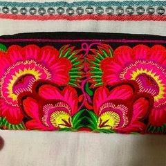 ⑬【新品未使用品】アジアン⭐︎モン族刺繍長財布の画像