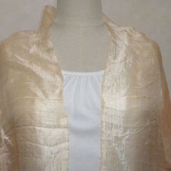 ストール　ピンクゴールドの画像