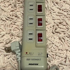 NOATEK 6口延長コード 1500W 2.5m以上の画像