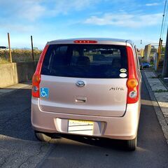 ダイハツミラ低走行、エンジン良好、オイル、水、漏れなし、エアコン良好、チエックランプ点灯無しの画像