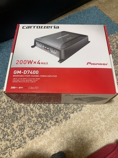 最終値下げ　GM-D7400 パイオニア 200W×4・ブリッジャブルパワーアンプ 美品