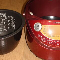 炊飯器★TOSHIBA　RC-6XJ★3.5合炊き★備長炭鋳造かまど釜★美品の画像