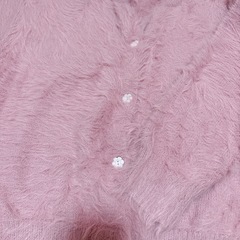 シューラルー　キッズ　カーディガン　ピンク　140サイズの画像