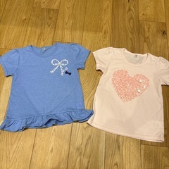 74.女の子半そでT 120cm6枚の画像