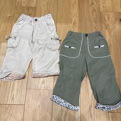 77. 女の子夏用ボトムス120cm8枚の画像