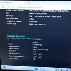 第12世代 Corei5｜ Windows11｜LIFEBOOK U6312｜2022年製の画像
