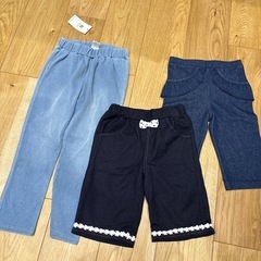 【取引中】78. 女の子夏用ボトムス130cm13枚の画像
