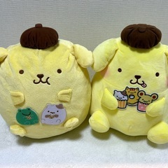 【新品タグ付】ポムポムプリン　ぬいぐるみ3個セットの画像