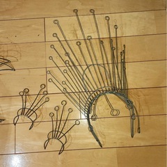 サンバ衣装用の鉄製フレームの画像