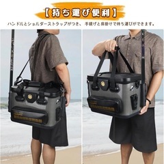 【新品】タックルバック タックルボックス バッカン 40L EVA素材 多機能の画像