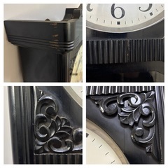 ◆Meiji◆大きなゼンマイ式掛時計◆全長約130cm◆USED稼動品◆レトロ◆の画像