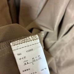 プチプラのあや dearful ディアフル トレンチコート ロングコート　 濃いベージュ　の画像