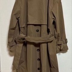 プチプラのあや dearful ディアフル トレンチコート ロングコート　 濃いベージュ　の画像
