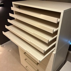 展示品 配送無料 Panasonic 4点セット組み合わせ自由　収納家具 チェストセットの画像