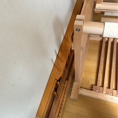 織機 稲垣機料 ろくろ式 4枚綜絖 整経台 糸枠つき 手織りの画像