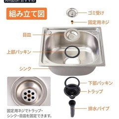 シンク　流し台　DIY
の画像