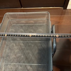 IKEA イケア 3段デスクトレー DOKUMENT メッシュラック シルバーの画像