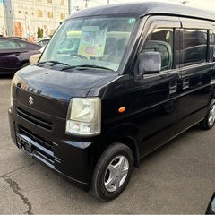 H24年式⭐️🌈エブリィバン🌈4WD+オートマ‼️ハイルーフ‼️車検新規2年付き‼️人気の黒‼️即戦力です🌈😊の画像