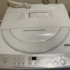 SHARP洗濯機(6.0kg)、Iris冷蔵庫　無料　現在も動作します。の画像